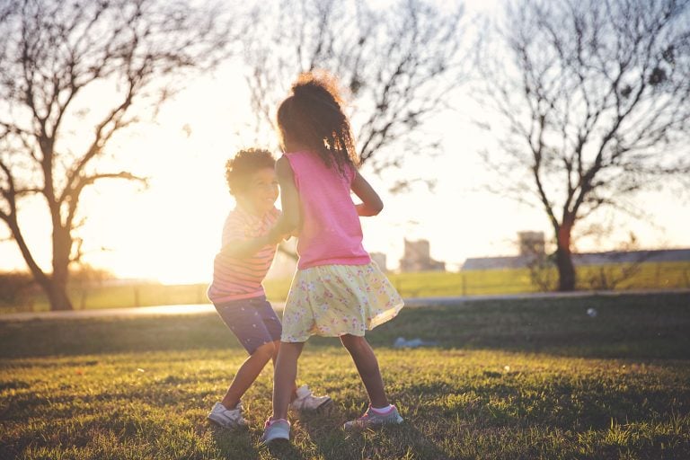 Watching my children play is like magic. Raising biracial children. A millennial mom blog.
